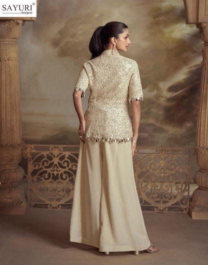 Zeenat Sayuri Viscose Indo Western Pair Manufacturer Ahmedabad