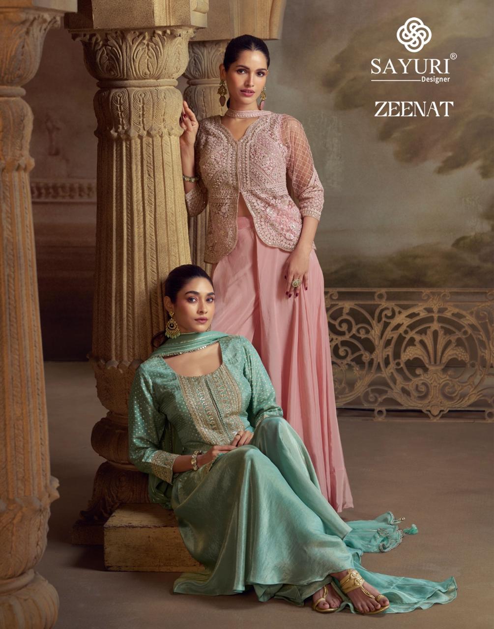 Zeenat Sayuri Viscose Indo Western Pair Manufacturer Ahmedabad