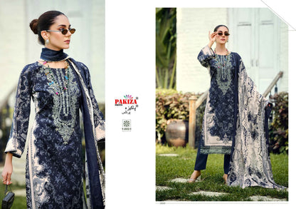 Zeenat Vol 18 Pakiza Prints Lawn Cotton Karachi Salwar Suits Wholesaler Gujarat