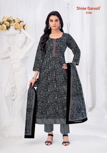 Zeenat Vol 1 Shree Ganesh Cotton Readymade Anarkali Suits Wholesale Price