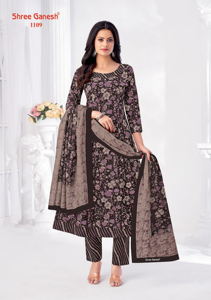 Zeenat Vol 1 Shree Ganesh Cotton Readymade Anarkali Suits Wholesale Price