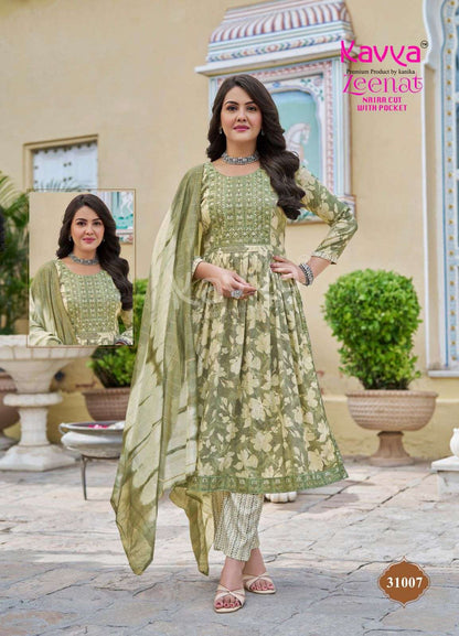 Zeenat Vol 31 Kavya Capsule Readymade Pant Style Suits Manufacturer India