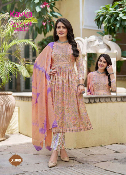 Zeenat Vol 31 Kavya Capsule Readymade Pant Style Suits Manufacturer India