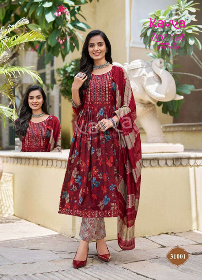 Zeenat Vol 31 Kavya Capsule Readymade Pant Style Suits Manufacturer India