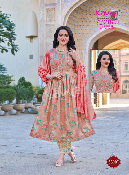 Zeenat Vol 33 Kavya Readymade Pant Style Suits Wholesaler Ahmedabad
