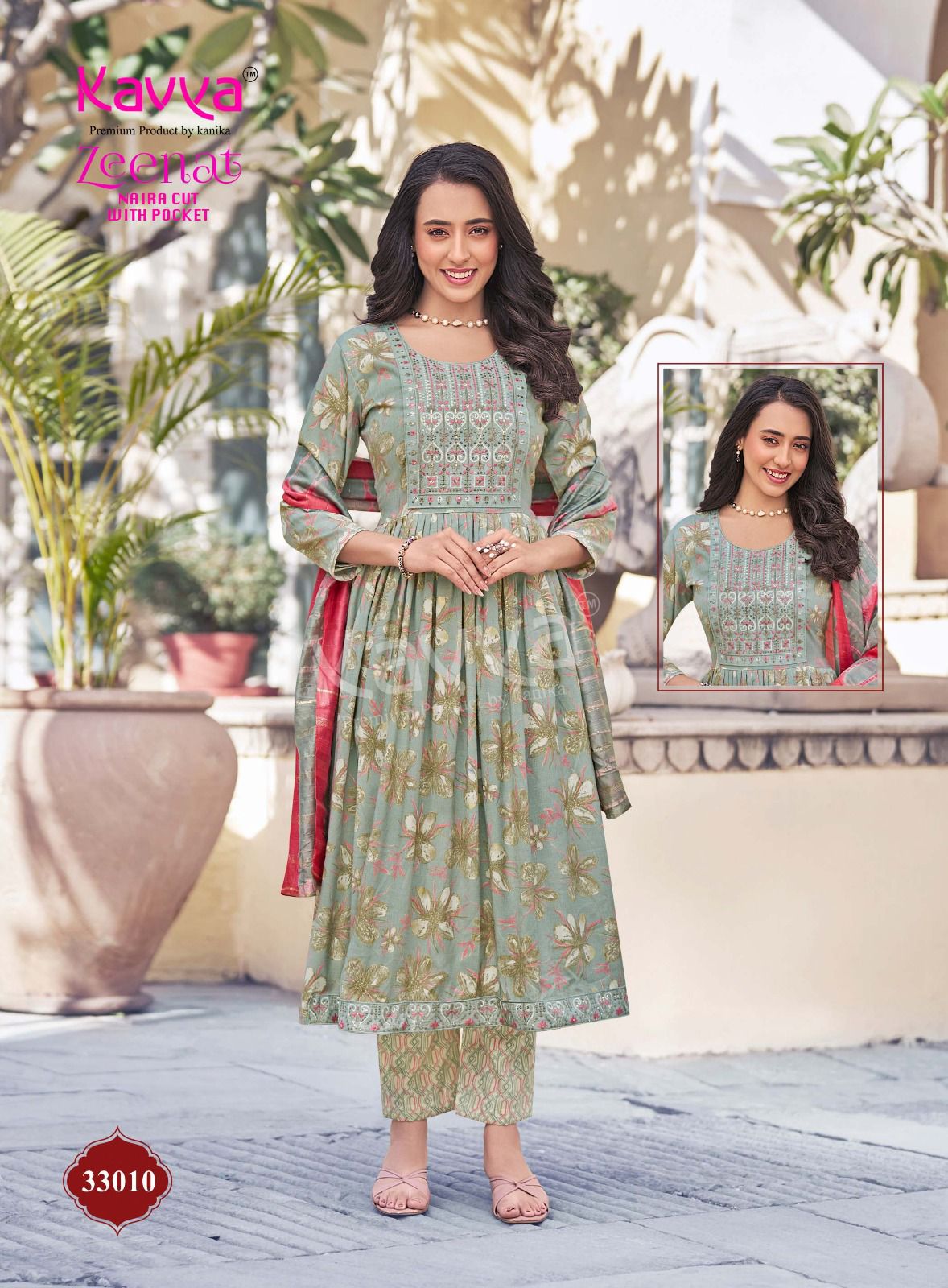 Zeenat Vol 33 Kavya Readymade Pant Style Suits Wholesaler Ahmedabad
