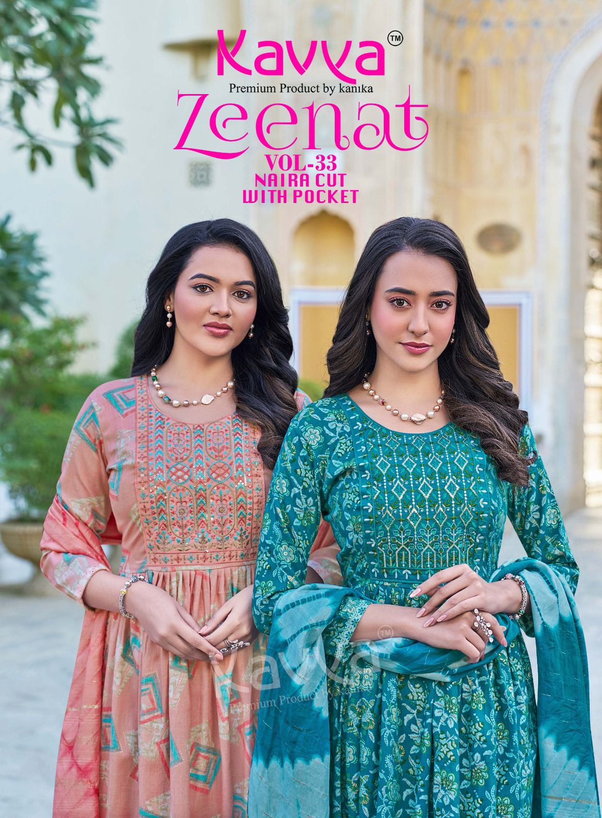 Zeenat Vol 33 Kavya Readymade Pant Style Suits Wholesaler Ahmedabad