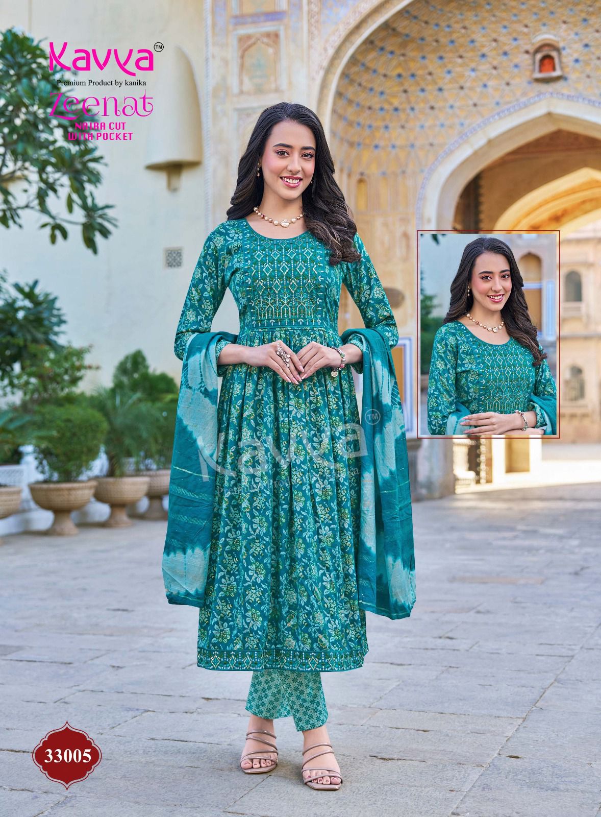 Zeenat Vol 33 Kavya Readymade Pant Style Suits Wholesaler Ahmedabad