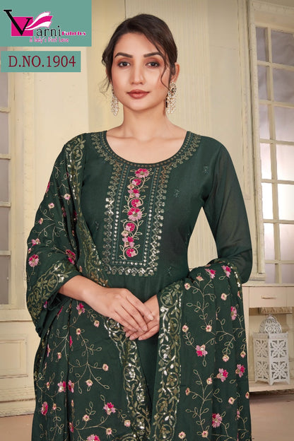 Zeeya Gopi 1901-1904 Varni Fabrics Georgette Readymade Pant Style Suits Wholesaler India