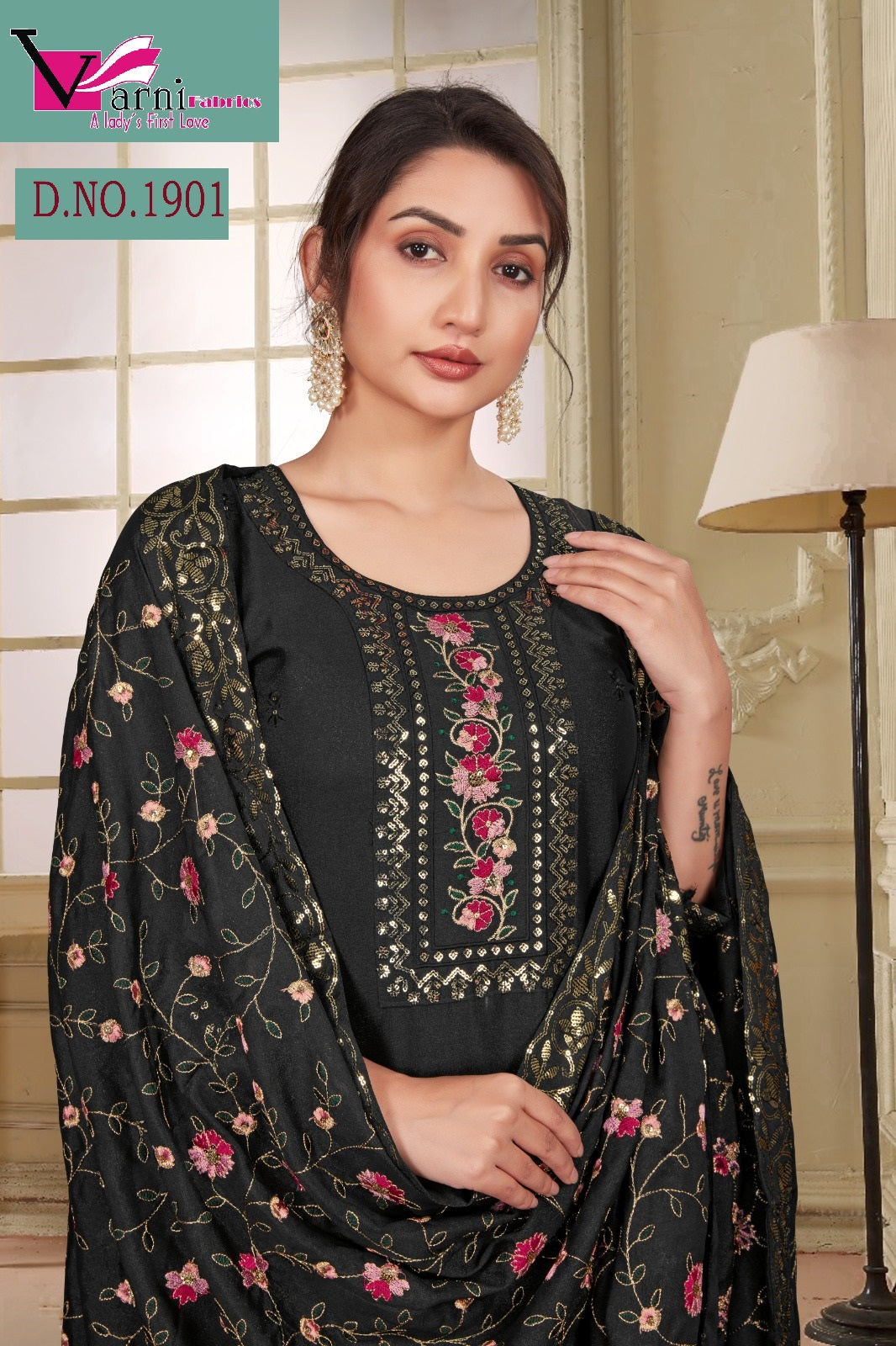 Zeeya Gopi 1901-1904 Varni Fabrics Georgette Readymade Pant Style Suits Wholesaler India