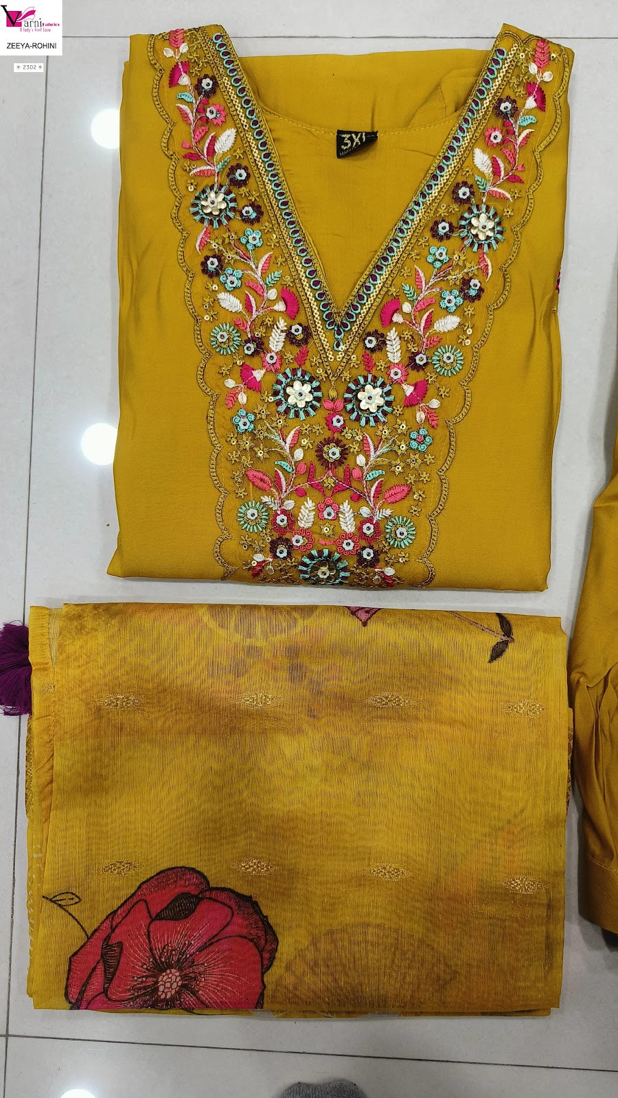 Zeeya Rohini Varni Fabrics Roman Silk Readymade Suits Wholesaler