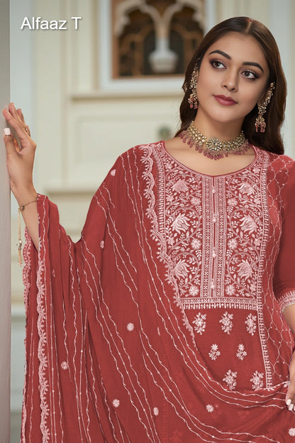 Zeeya Vol 2 Alfaaz T Chinon Readymade Plazzo Style Suits Exporter India
