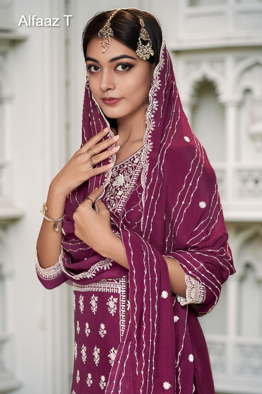 Zeeya Vol 2 Alfaaz T Chinon Readymade Plazzo Style Suits Exporter India