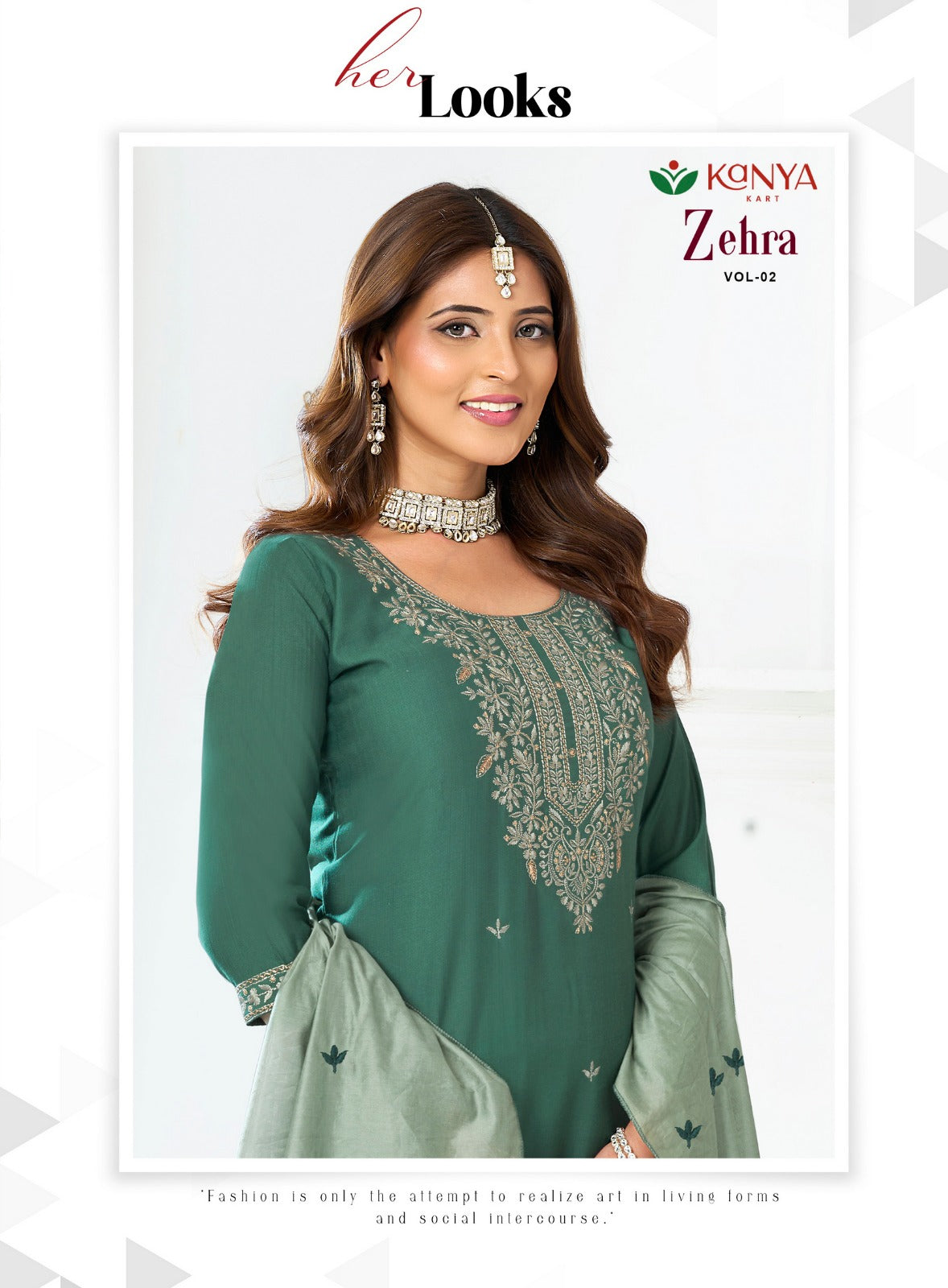 Zehra Vol 2 Kanya Kart Vertican Readymade Pant Style Suits Exporter India