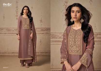 Zelia Omtex Silk Pant Style Suits Wholesaler Gujarat