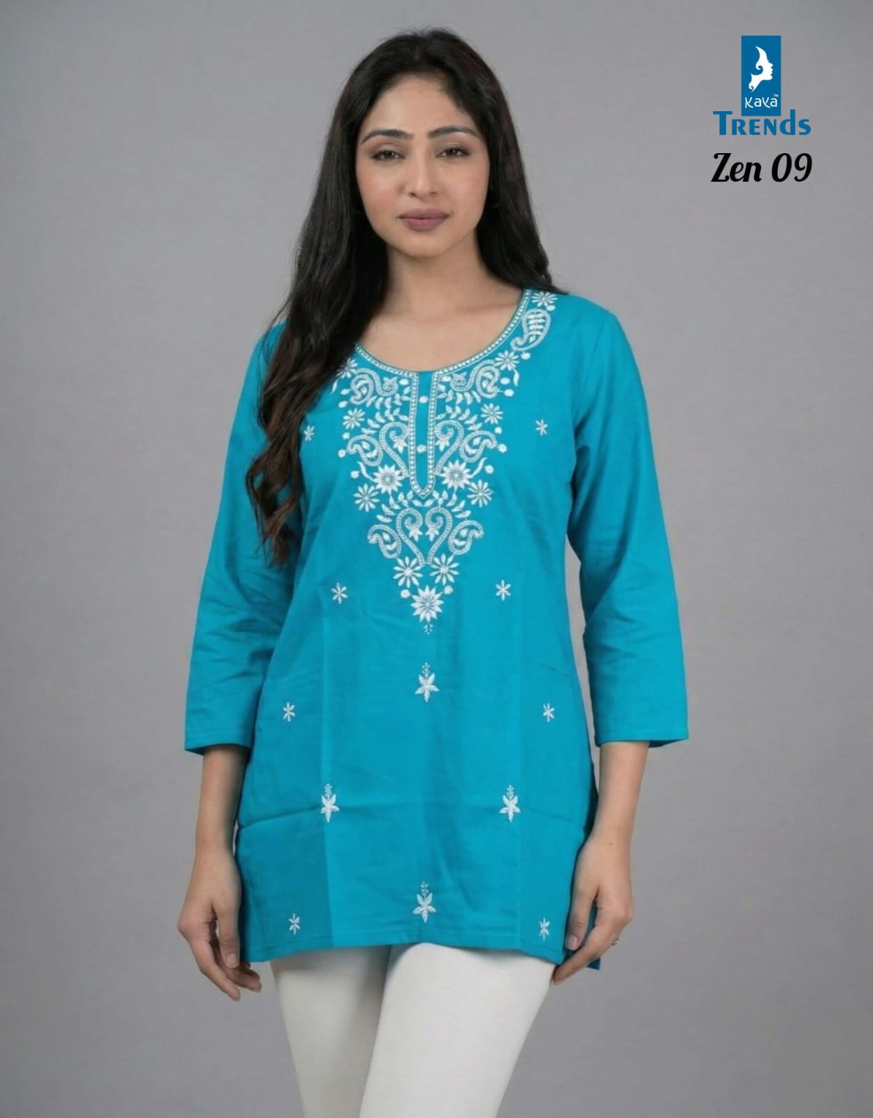 Zen Kaya Trends Rayon Short Kurtis Wholesaler Gujarat