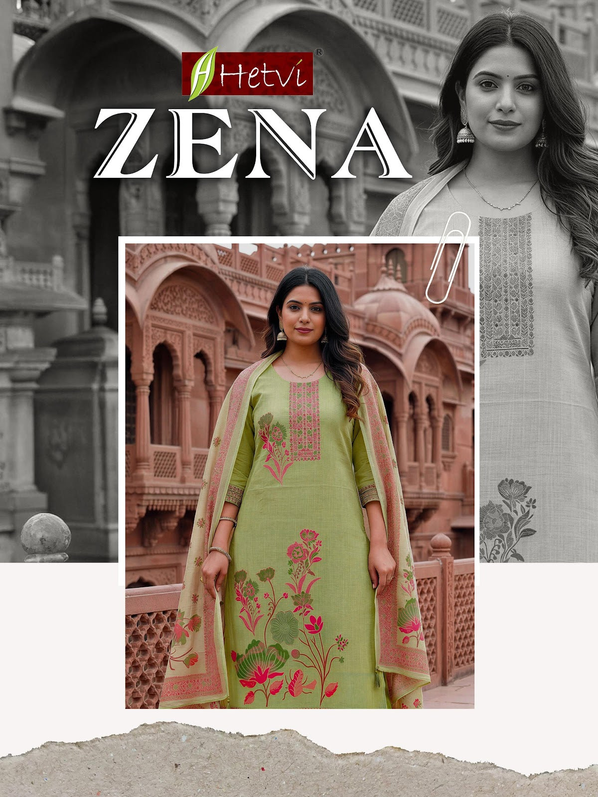 Zena Hetvi Jam Silk Readymade Pant Style Suits Exporter