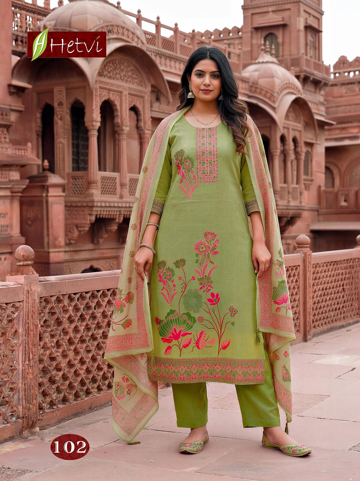 Zena Hetvi Jam Silk Readymade Pant Style Suits Exporter