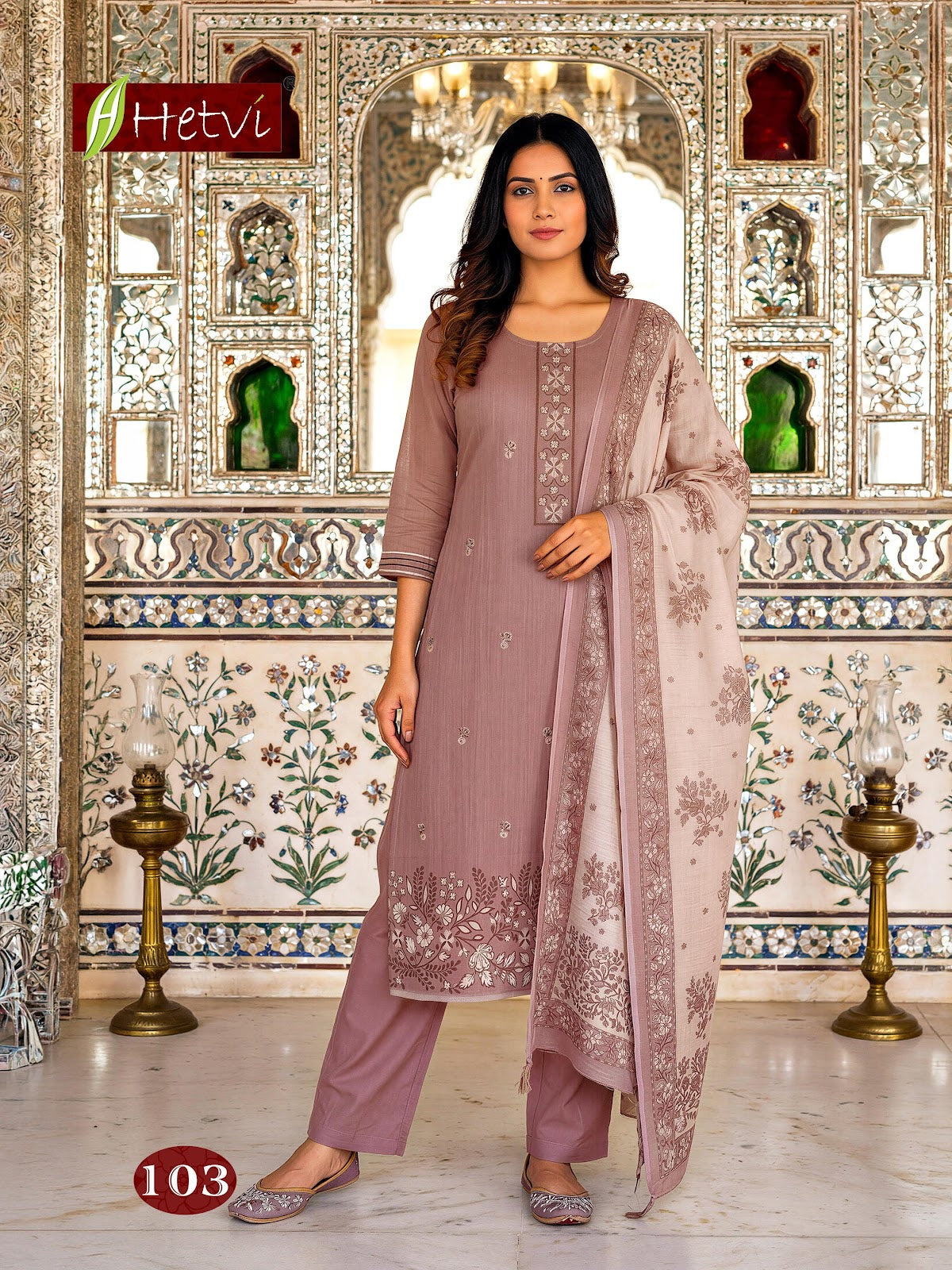 Zena Hetvi Jam Silk Readymade Pant Style Suits Exporter