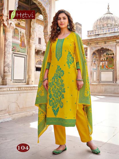Zena Hetvi Jam Silk Readymade Pant Style Suits Exporter