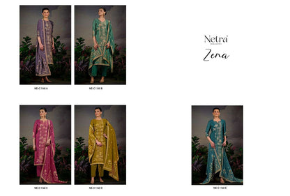 Zena Netra Premium Viscose Pant Style Suits Manufacturer India