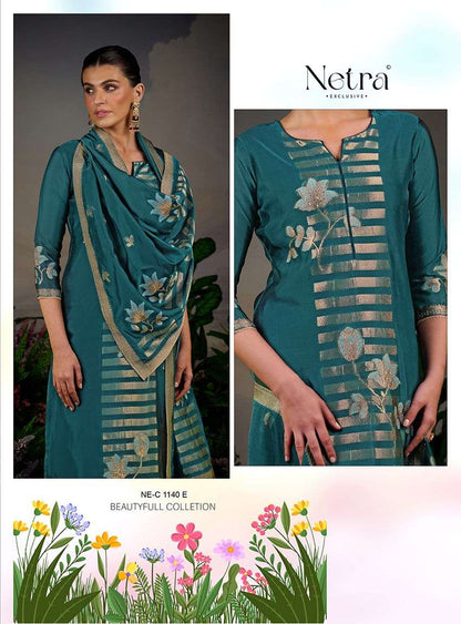 Zena Netra Premium Viscose Pant Style Suits Manufacturer India