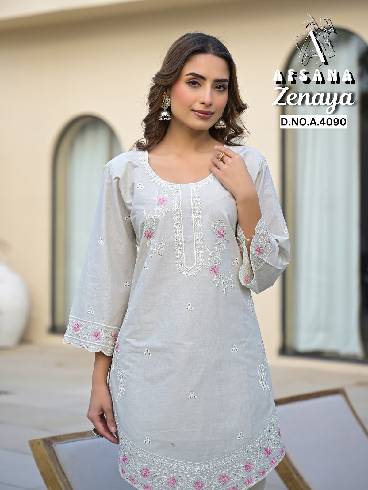 Zenaya Afsana Cotton Co Ord Set Wholesale