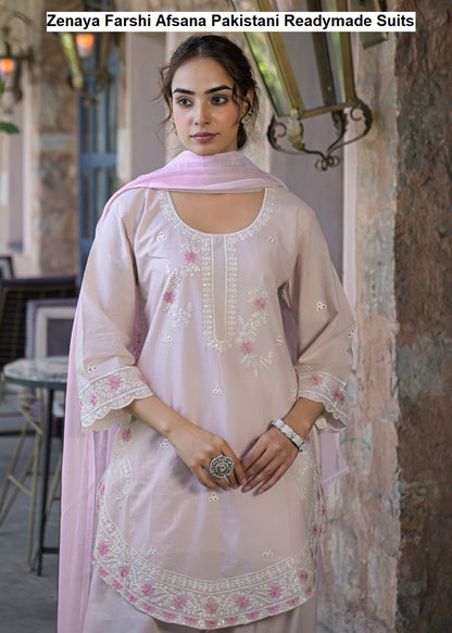 Zenaya Farshi Afsana Cotton Pakistani Readymade Suits Wholesale Price