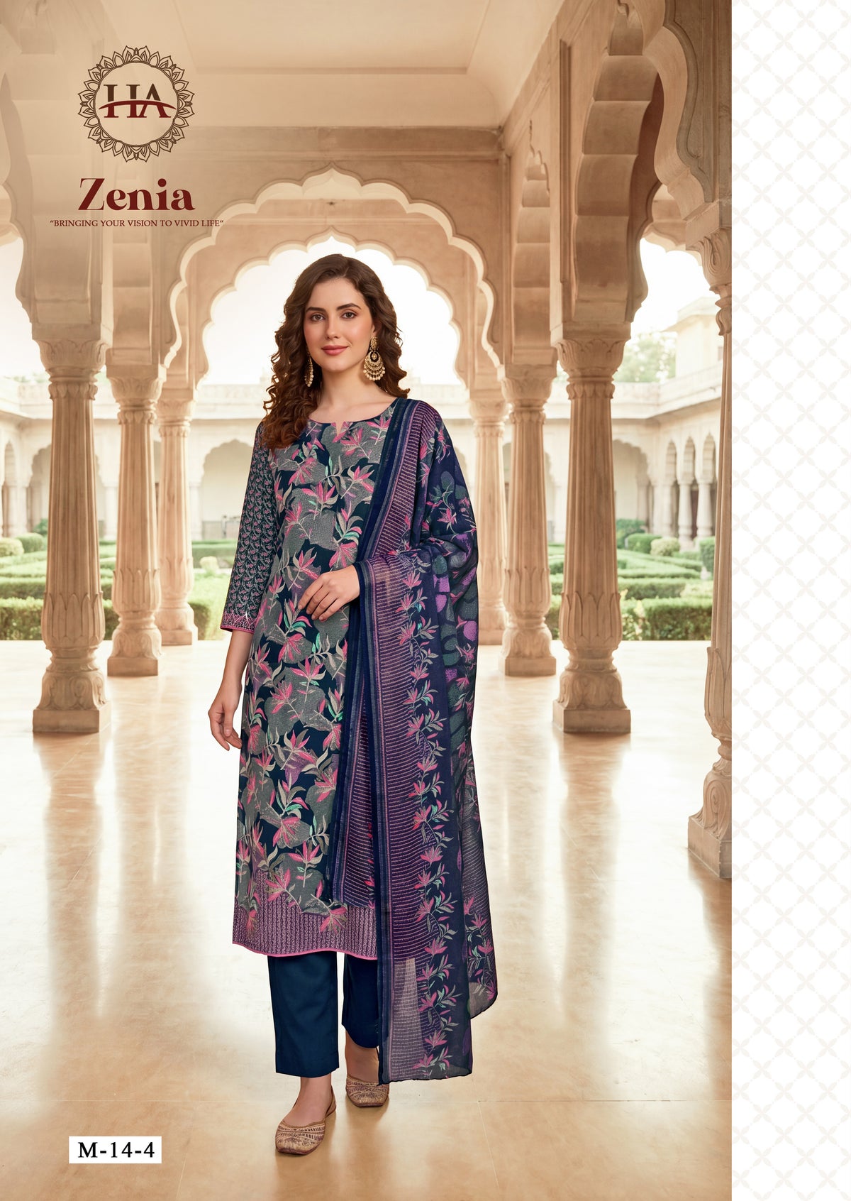 Zenia Harshit Fashion Zam Karachi Salwar Suits Wholesaler Ahmedabad