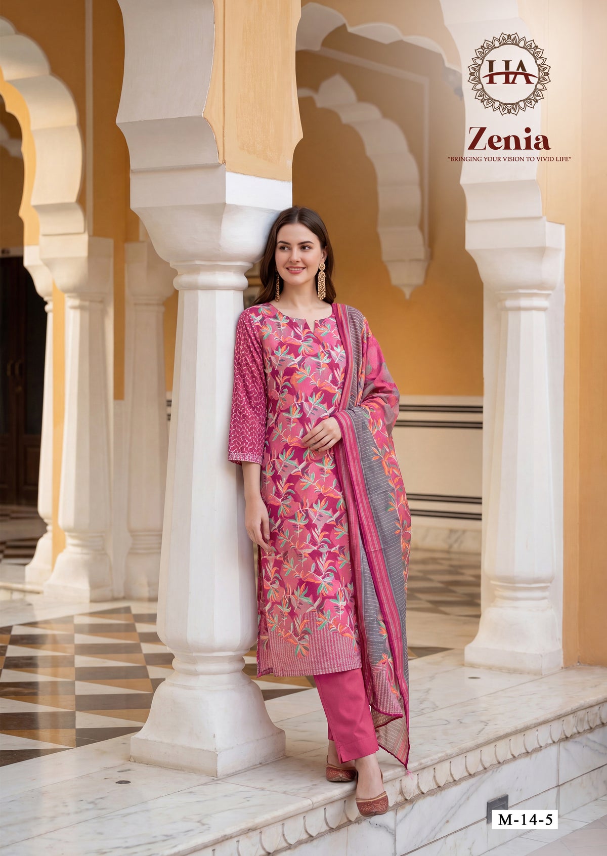 Zenia Harshit Fashion Zam Karachi Salwar Suits Wholesaler Ahmedabad
