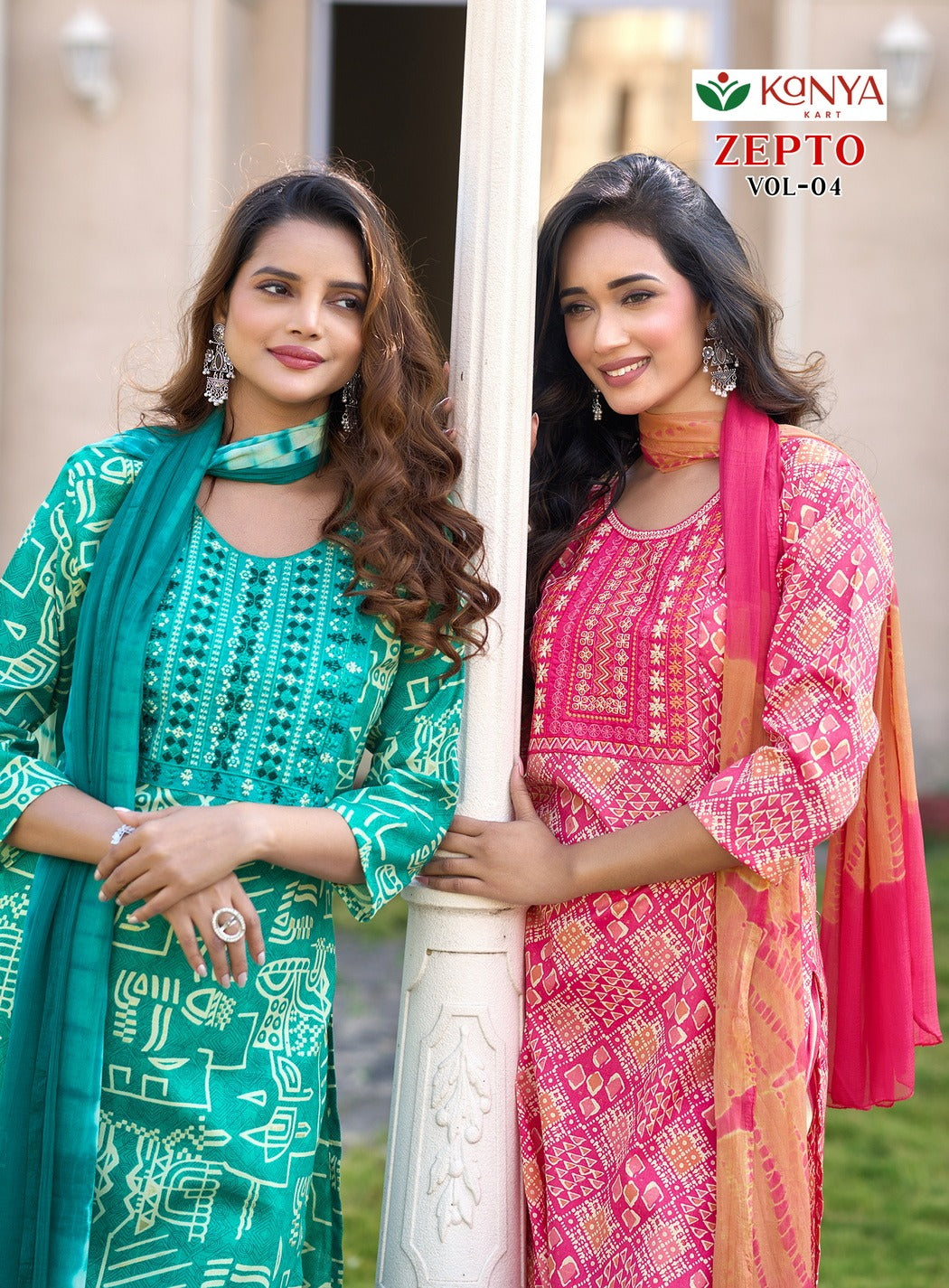 Zepto Vol 4 Kanya Kart Capsule Readymade Pant Style Suits Wholesale