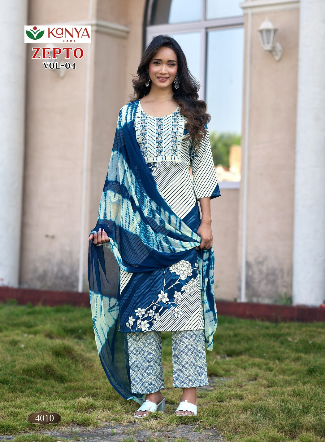 Zepto Vol 4 Kanya Kart Capsule Readymade Pant Style Suits Wholesale