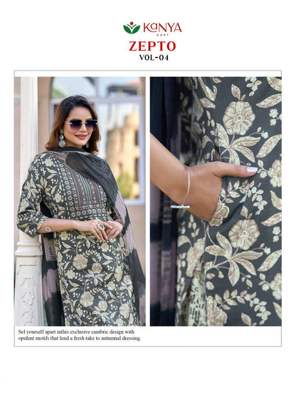 Zepto Vol 4 Kanya Kart Capsule Readymade Pant Style Suits Wholesale