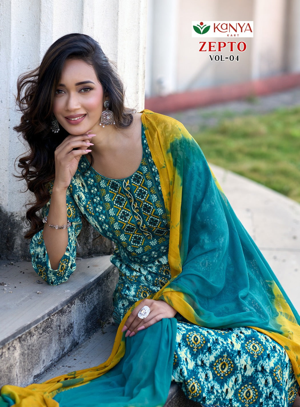 Zepto Vol 4 Kanya Kart Capsule Readymade Pant Style Suits Wholesale