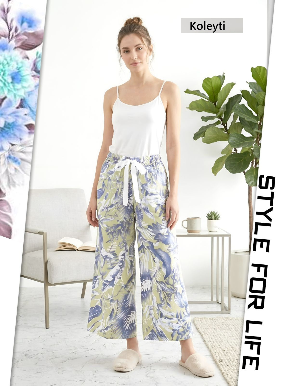 Zero Weight Koleyti Rayon Branded Palazzo Manufacturer Ahmedabad