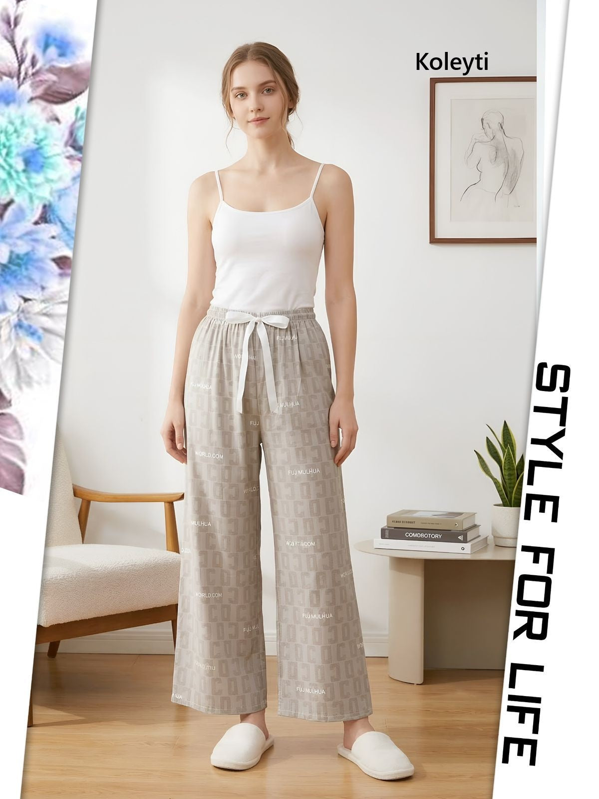 Zero Weight Koleyti Rayon Branded Palazzo Manufacturer Ahmedabad