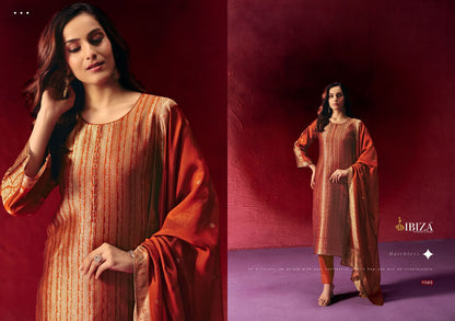 Zeya Ibiza Banglori Silk Pant Style Suits Exporter