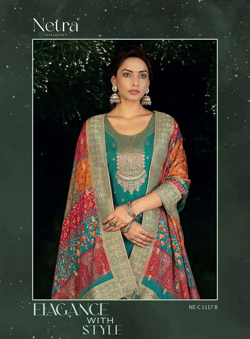Zeya Netra Weaving Pant Style Suits Wholesaler Gujarat