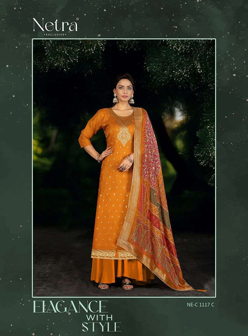 Zeya Netra Weaving Pant Style Suits Wholesaler Gujarat