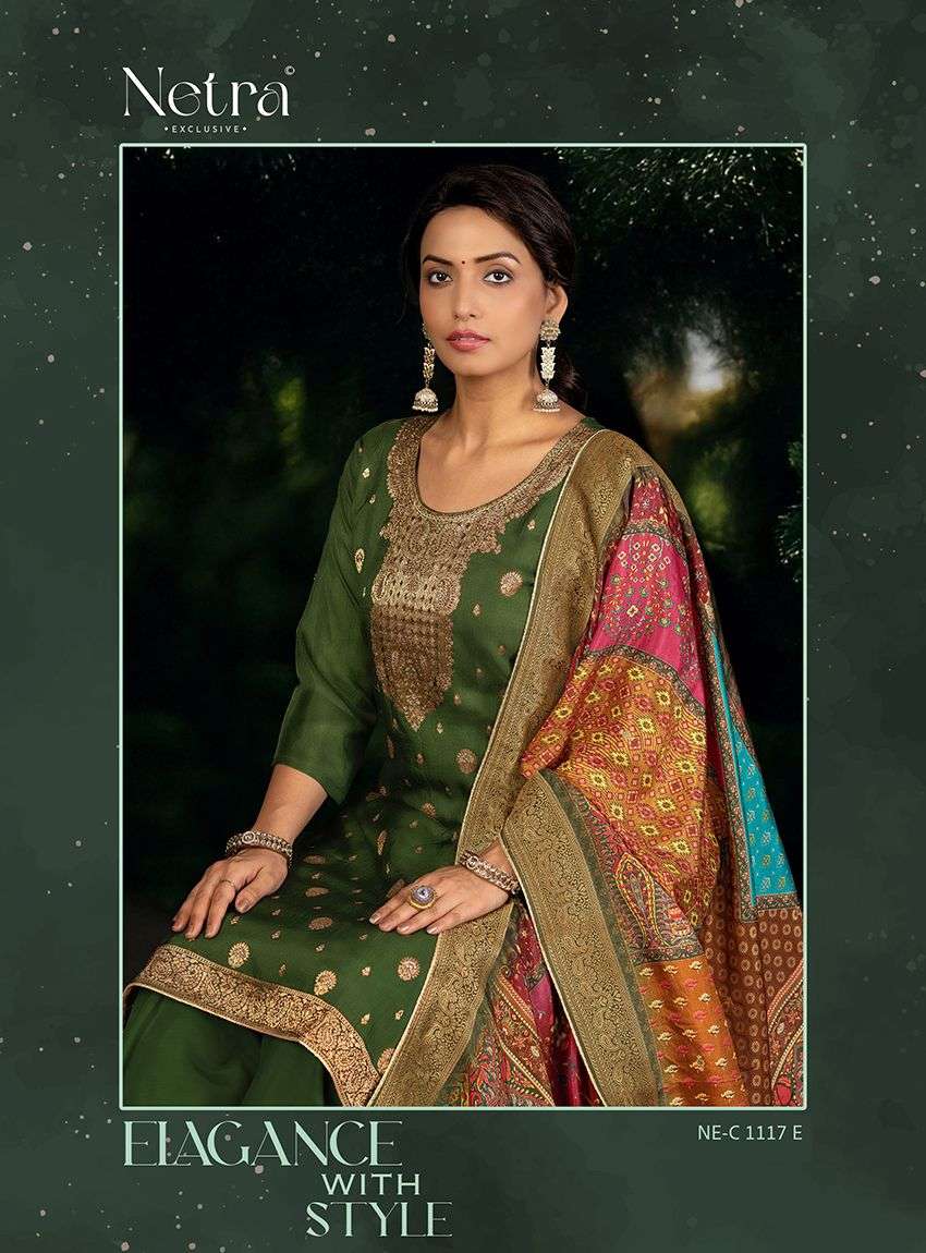 Zeya Netra Weaving Pant Style Suits Wholesaler Gujarat