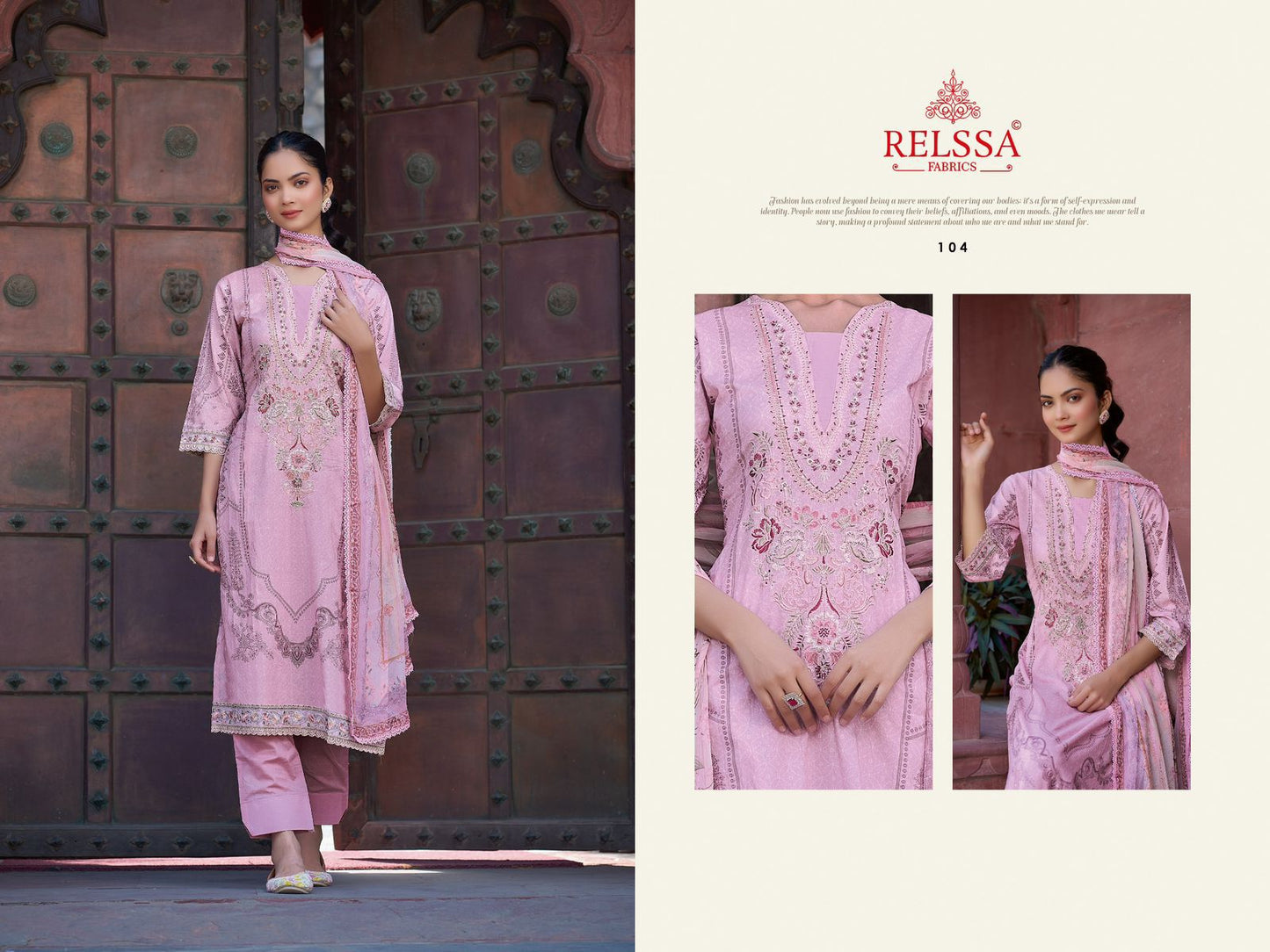 Zeya Relssa Fabrics Cotton Lawn Pant Style Suits