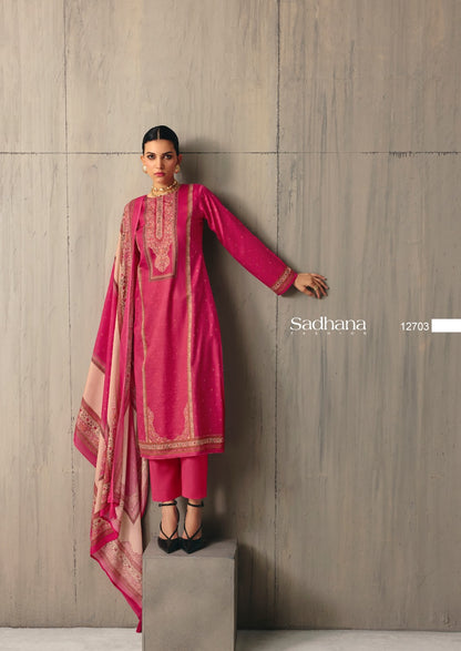 Zeya Sadhana Jam Cotton Pant Style Suits Wholesaler India