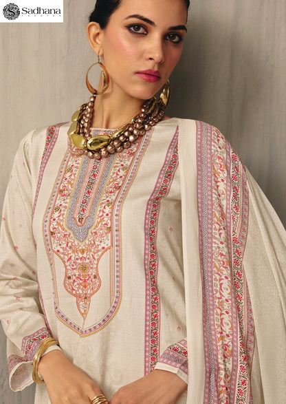 Zeya Sadhana Jam Cotton Pant Style Suits Wholesaler India