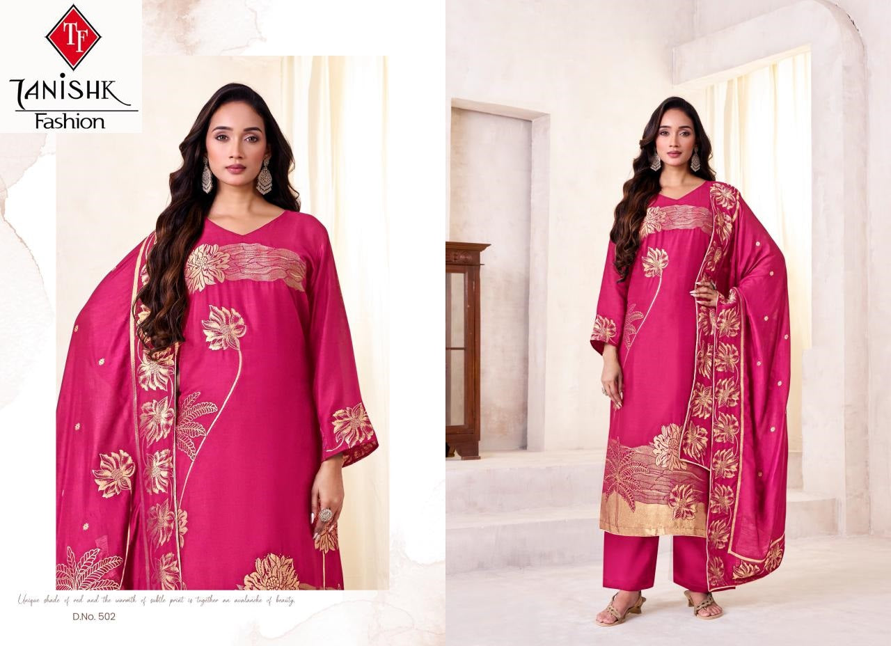 Zeya Tanishk Fashion Pure Viscose Muslin Plazzo Style Suits Wholesale Price