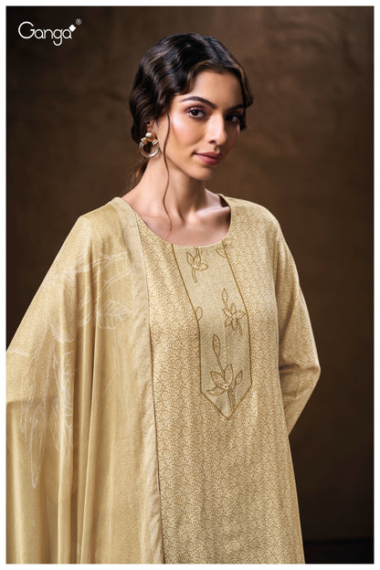 Zeynep 3762 Ganga Premium Cotton Plazzo Style Suits Manufacturer Gujarat