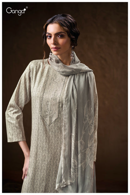 Zeynep 3762 Ganga Premium Cotton Plazzo Style Suits Manufacturer Gujarat