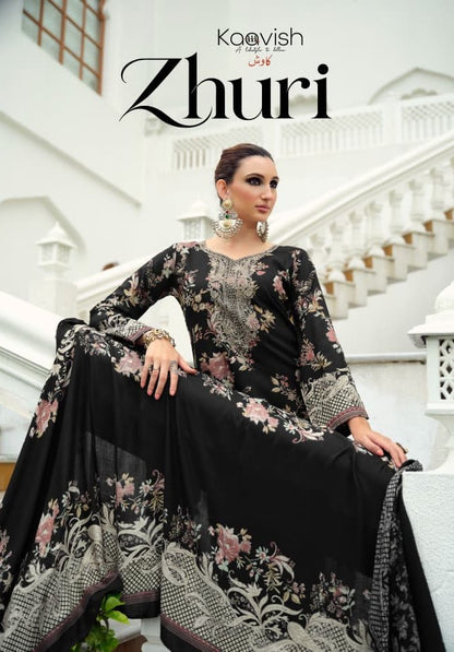 Zhuri Kaavish Viscose Pashmina Suits Supplier