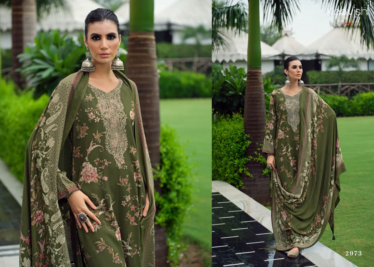 Zhuri Kaavish Viscose Pashmina Suits Supplier