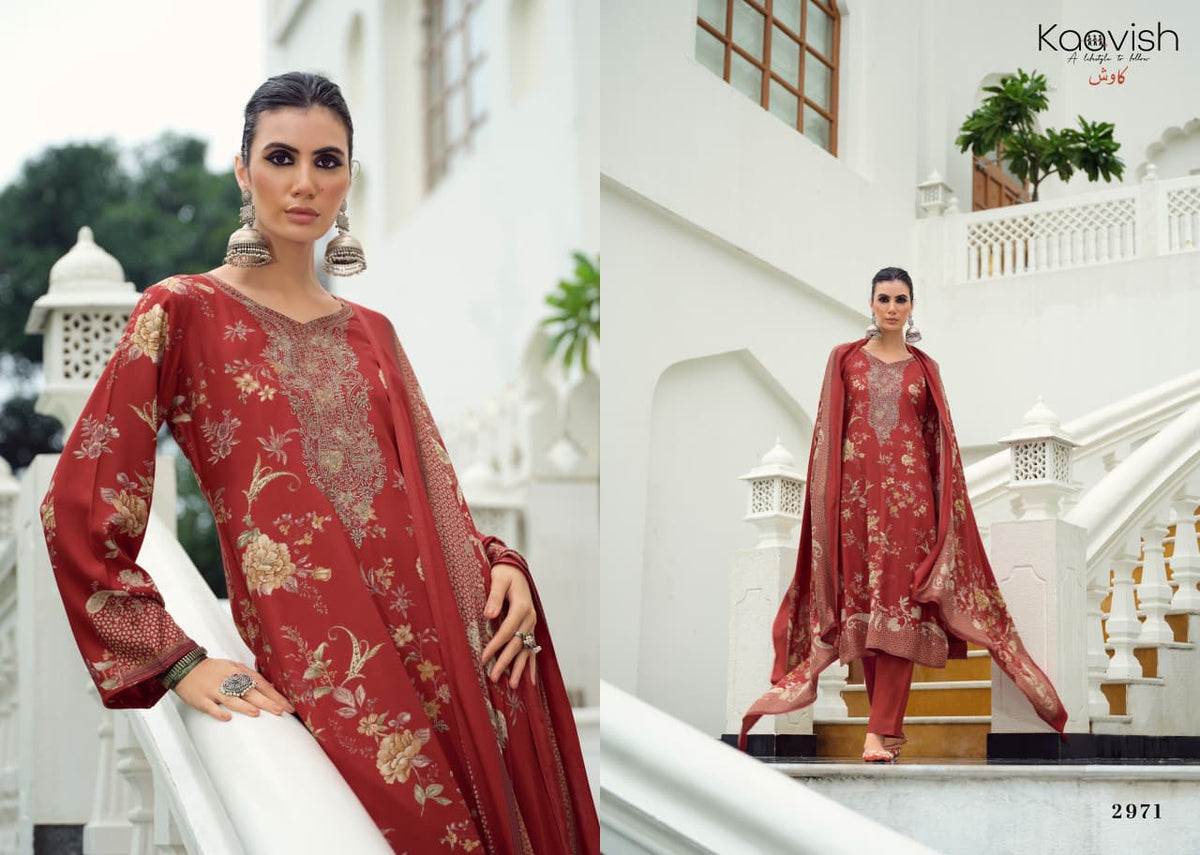 Zhuri Kaavish Viscose Pashmina Suits Supplier