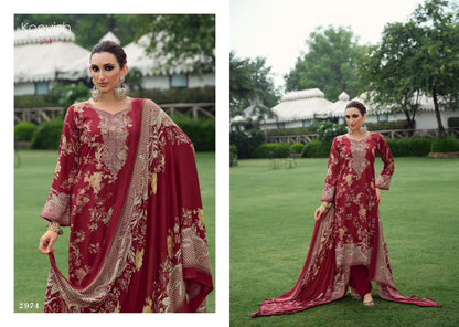 Zhuri Kaavish Viscose Pashmina Suits Supplier